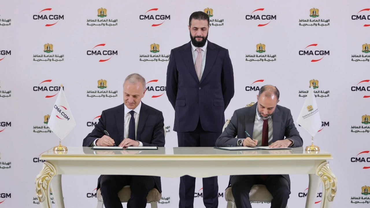 Syria signs 30-year deal with French shipping giant to operate Latakia Port