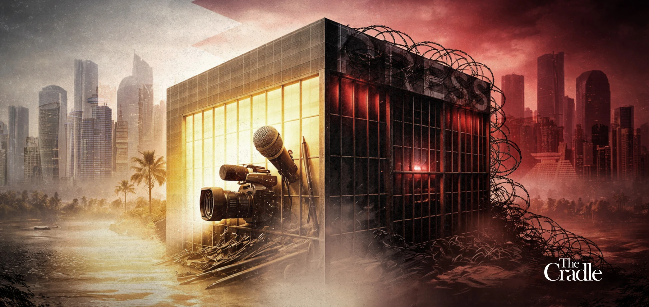 Behind the polished image of Qatar’s flagship media project lies a tightening grip on dissent, where speech – and even silence – is increasingly policed in line with shifting regional alignments.