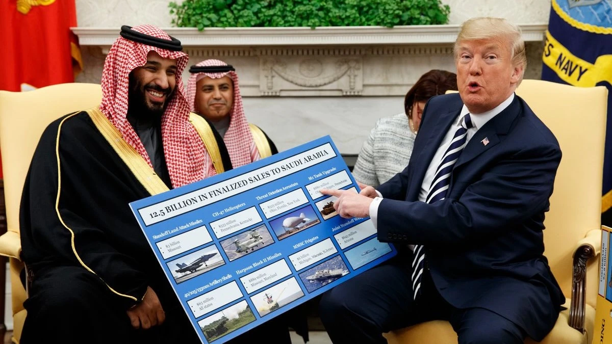 US prepares $100bn arms deal with Saudi Arabia ahead of Trump visit